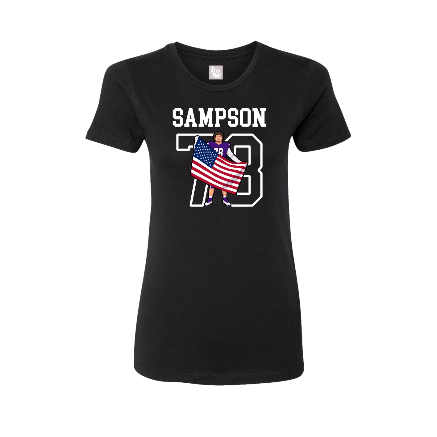 Fitted Women's Tee — Shirsey in Black