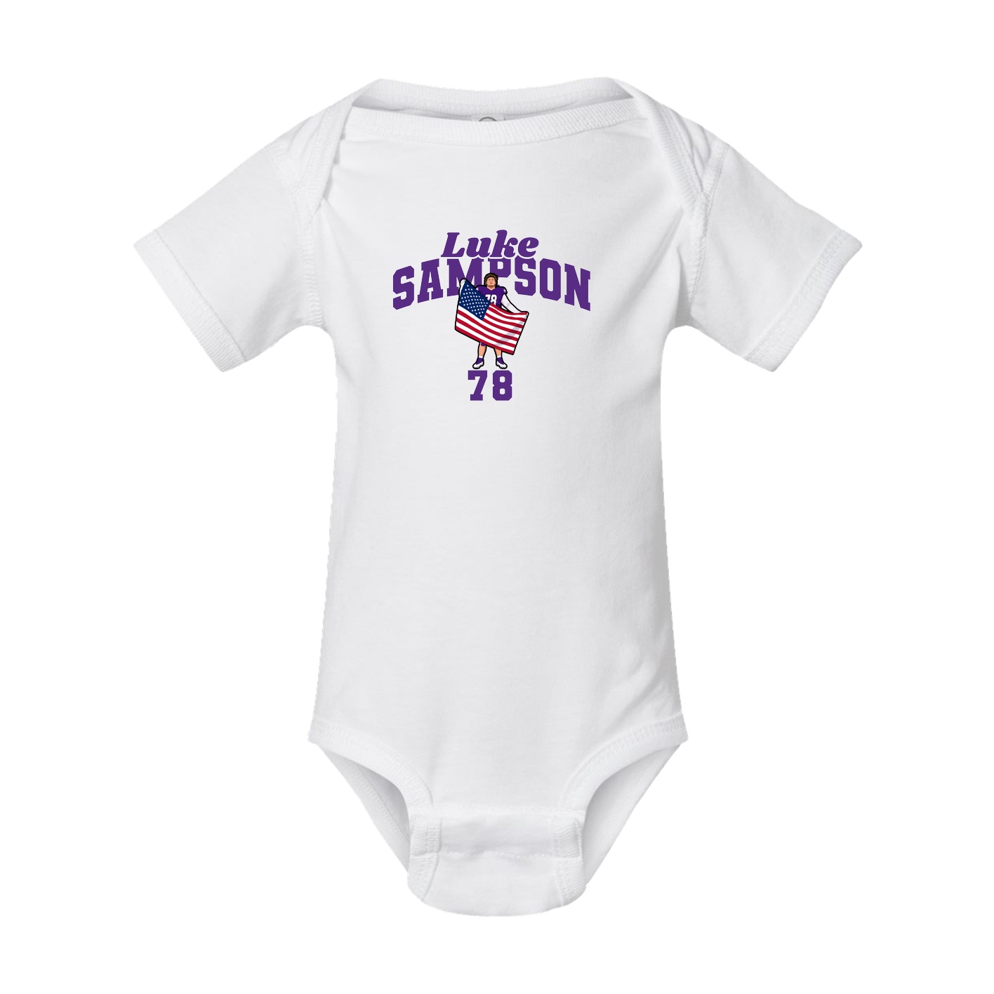 Baby Onesie — Signature Arch in White