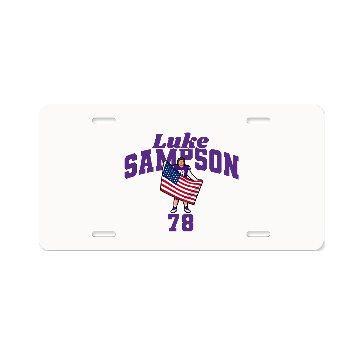 License Plate — Signature Arch in Classic