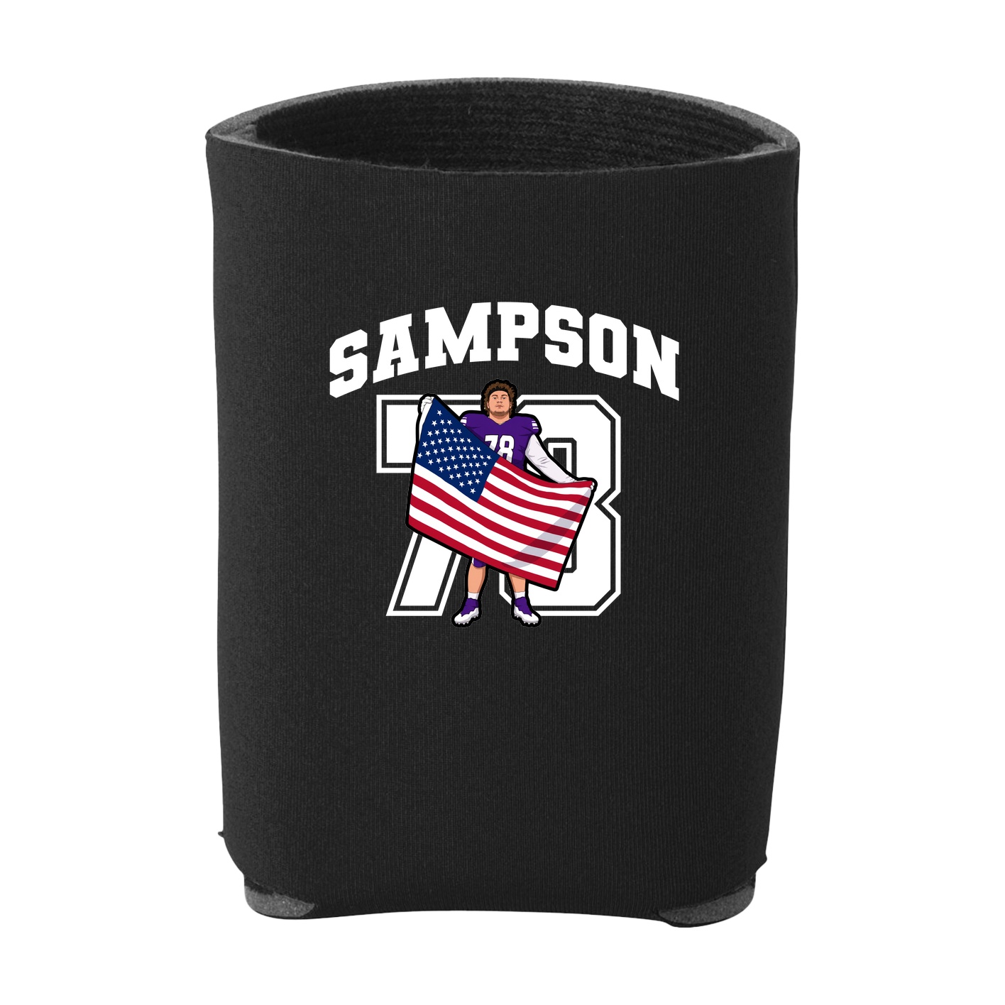 Can Holder — Number in Black