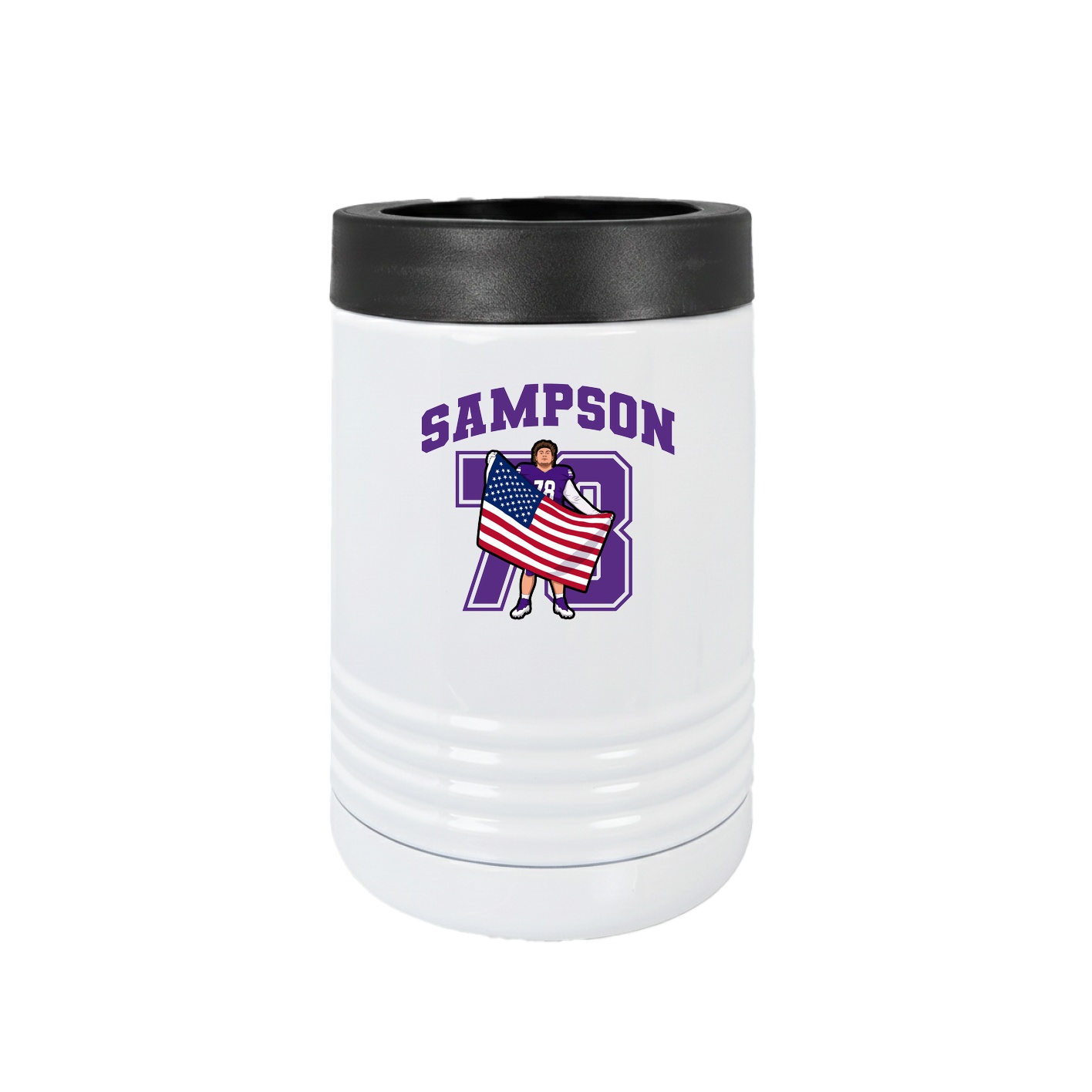 Beverage Holder — Number in White