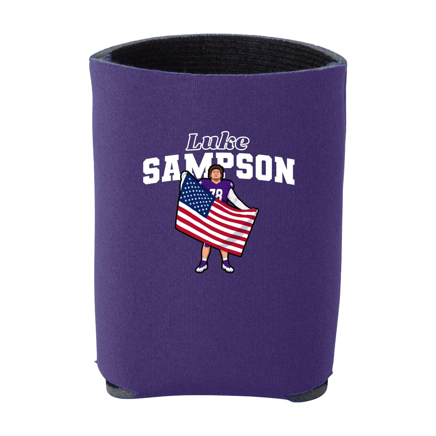 Can Holder — Name Arch in Purple