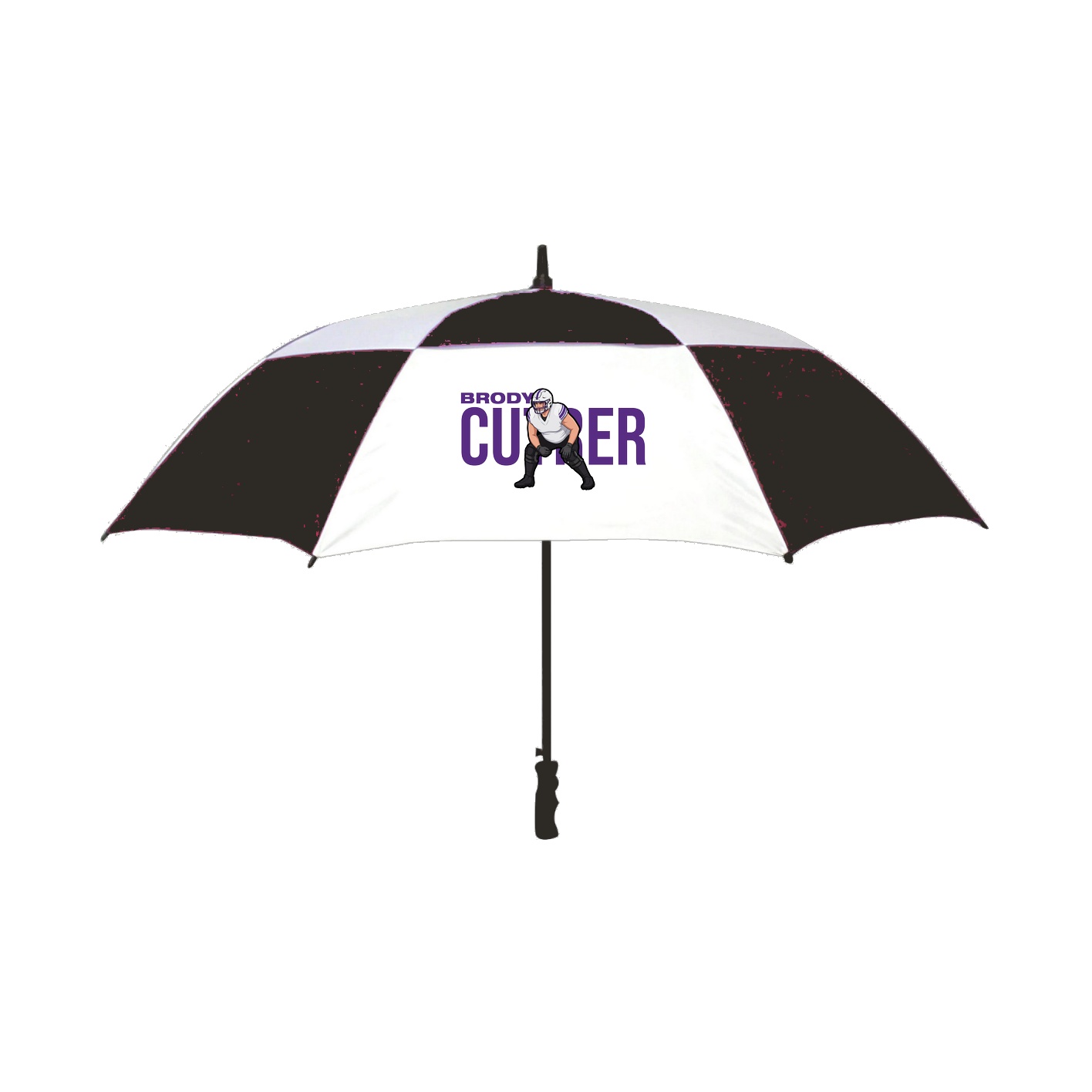 Golf Umbrella — Player Name in Black