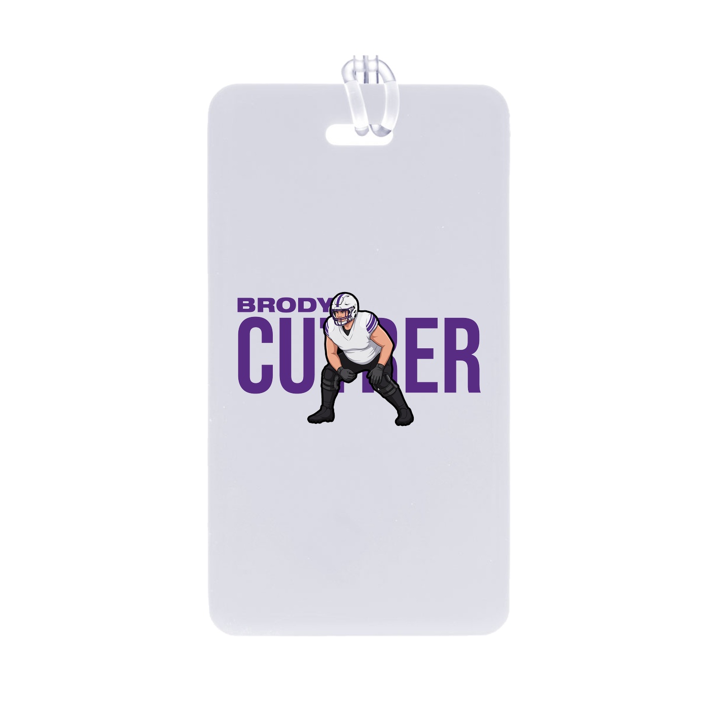 Bag Tag — Player Name in Classic