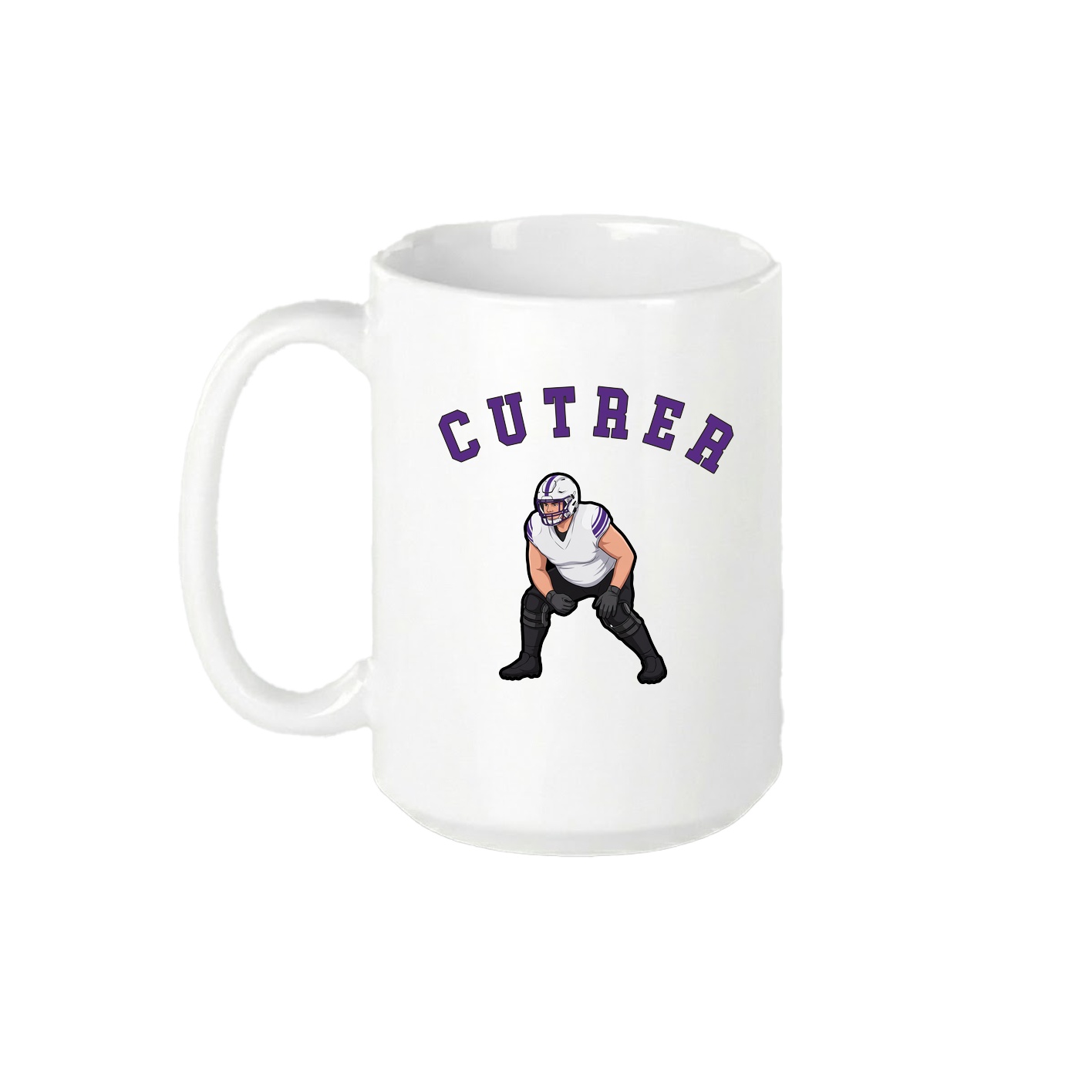 15oz Coffee Mug — Shirsey Arch in White