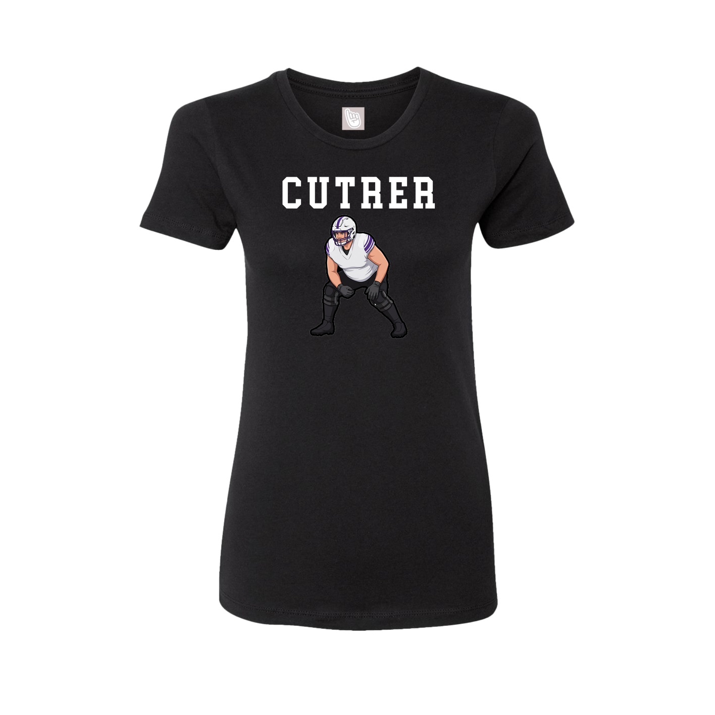 Fitted Women's Tee — Shirsey in Black