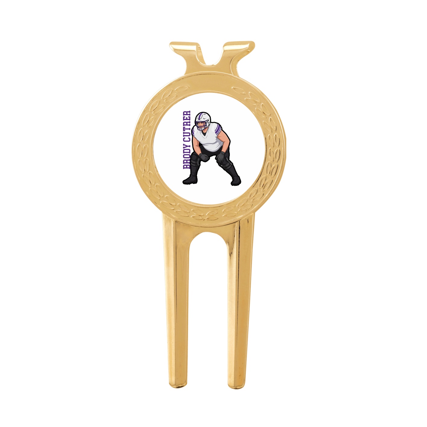 Divot Tool with Ball Marker — Name Vertical in Classic