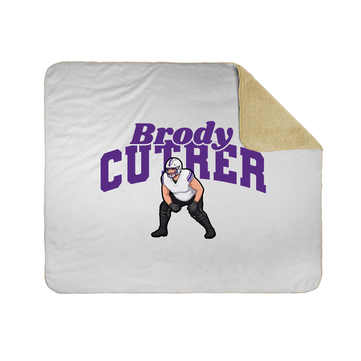 Throw Blanket — Signature Arch in White