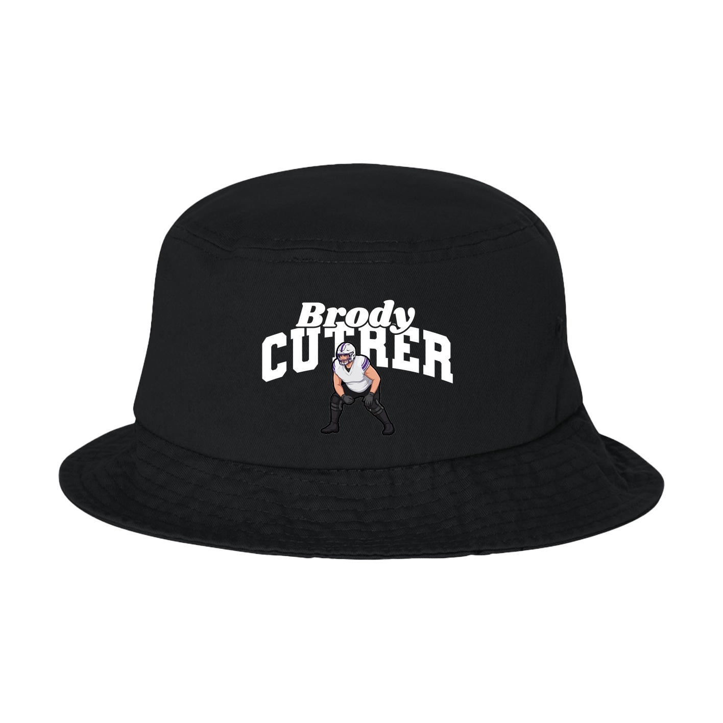 Bucket Cap — Signature Arch in Black