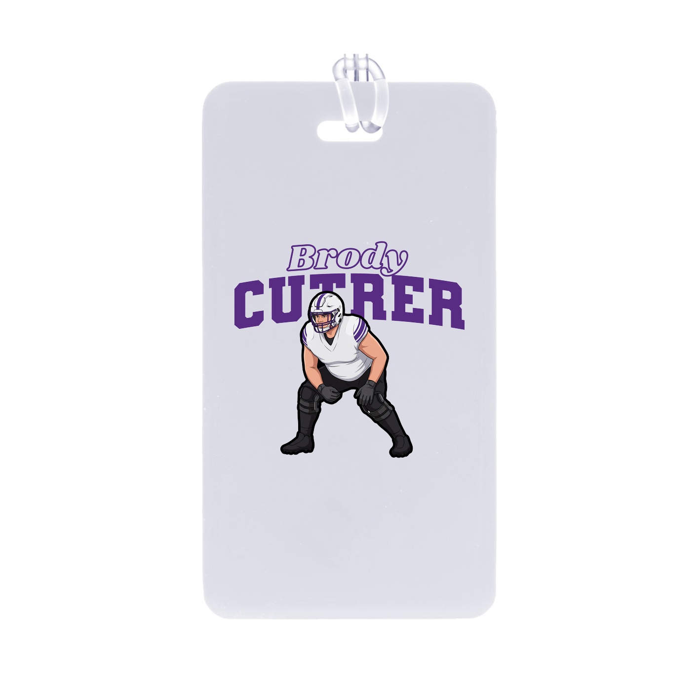 Bag Tag — Name Arch in Classic