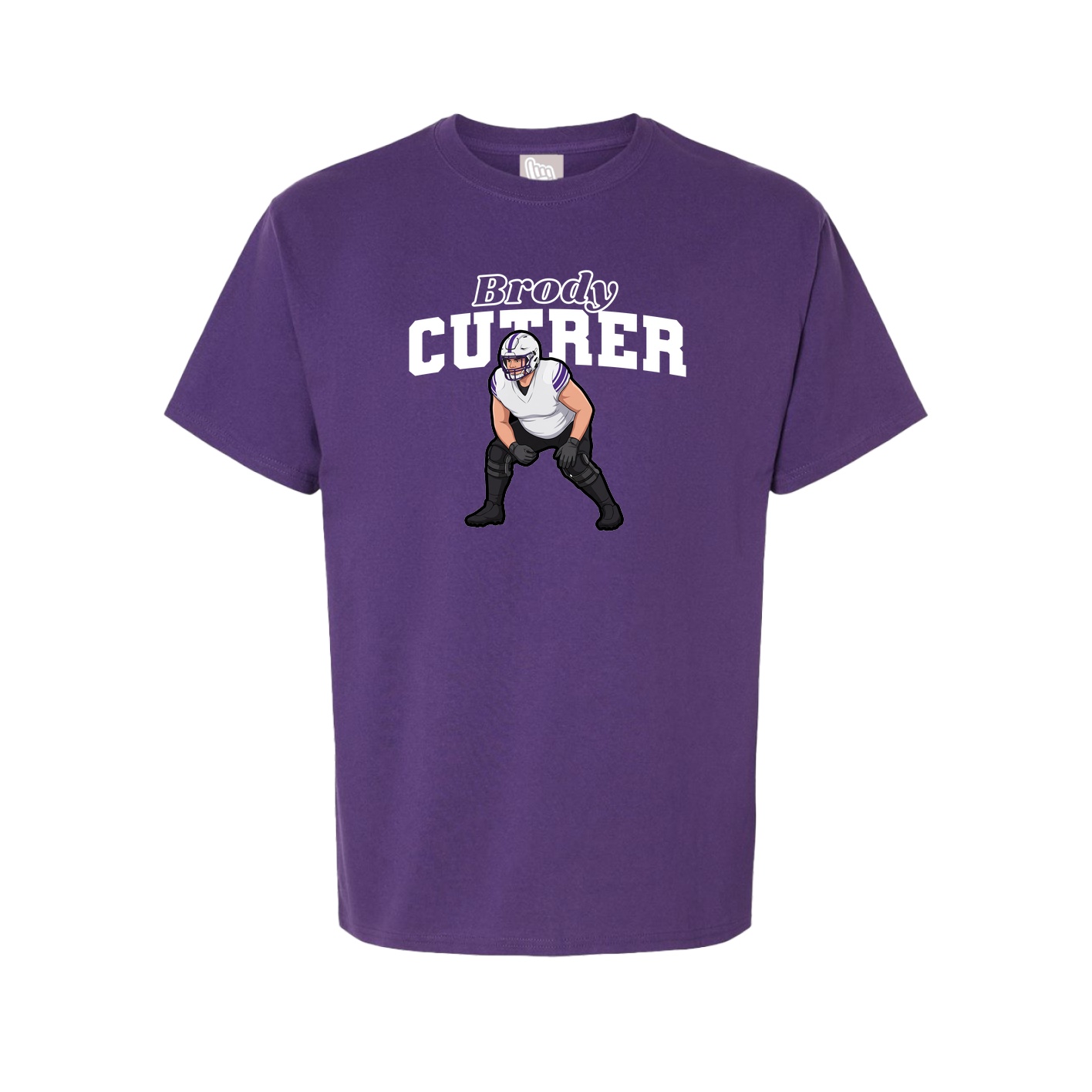 Tee — Name Arch in Purple
