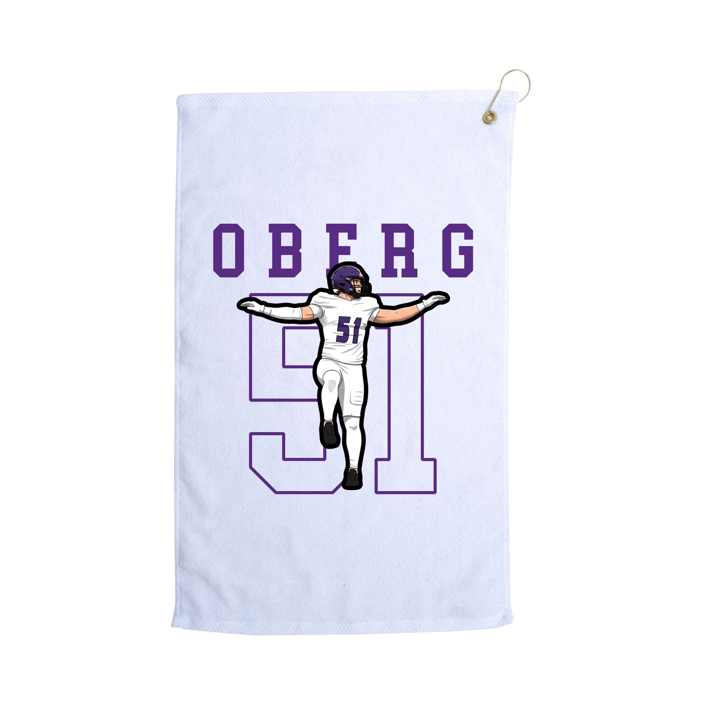 Golf Towel — Shirsey in White