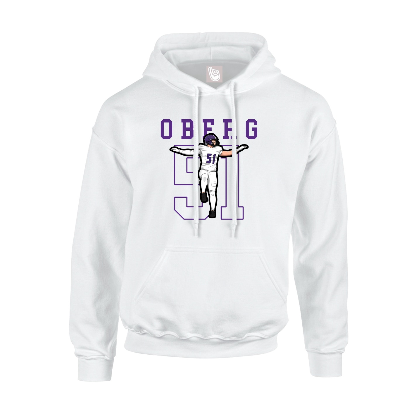 Hoodie — Shirsey in White