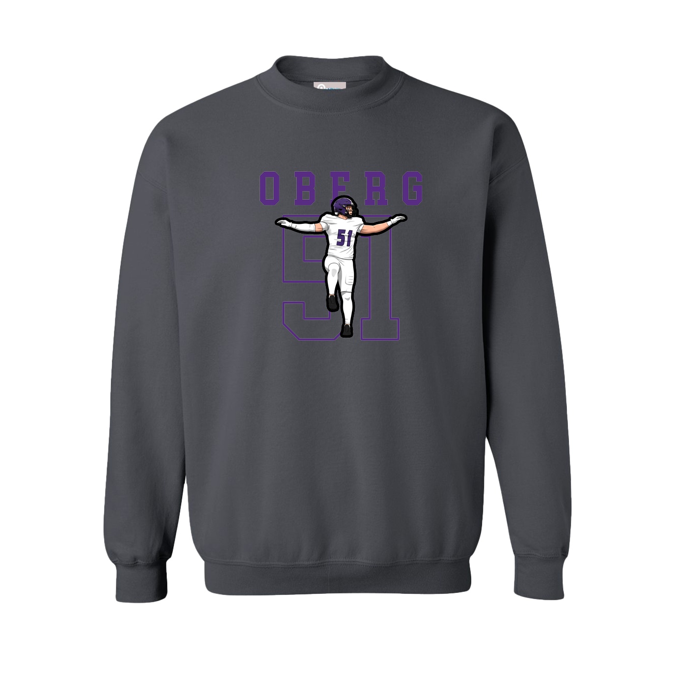 Fleece Crew — Shirsey in Grey