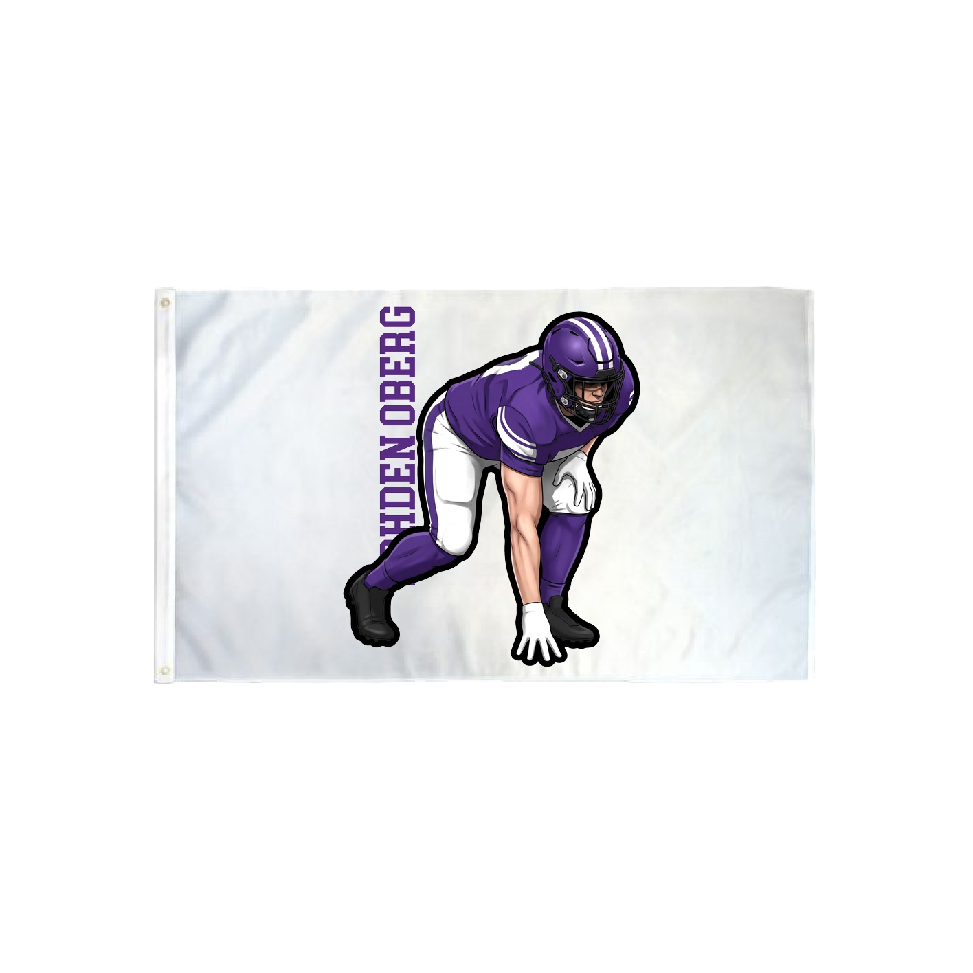 3x5 Flag — Name Vertical in Classic