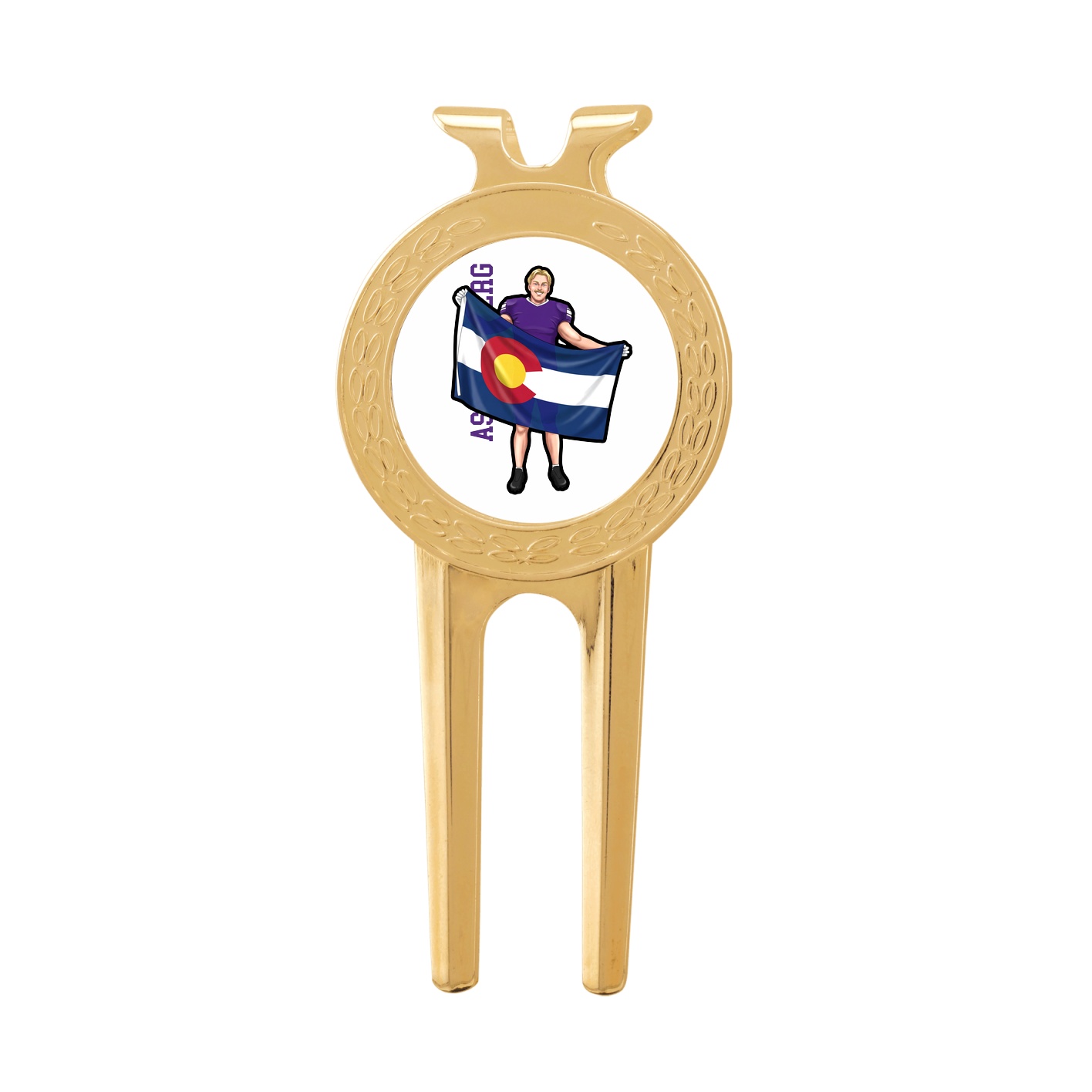 Divot Tool with Ball Marker — Name Vertical in Classic