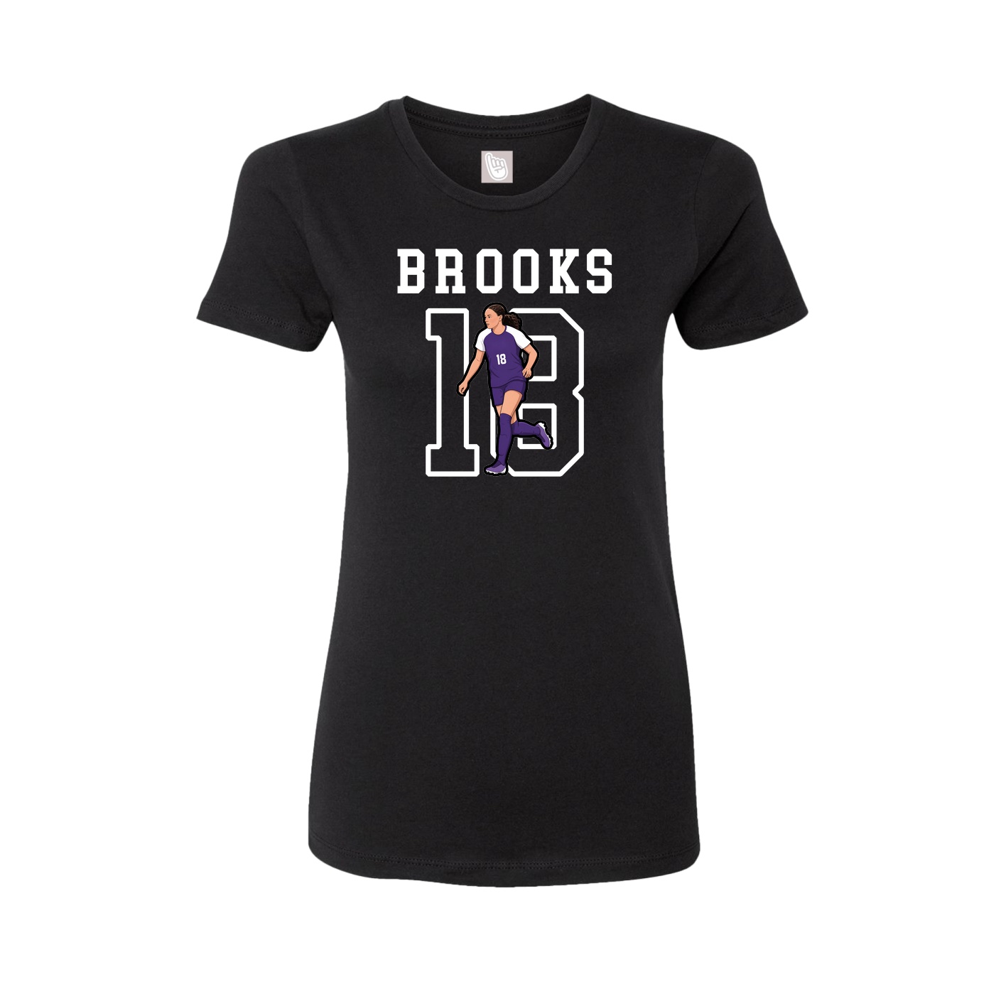 Fitted Women's Tee — Shirsey in Black