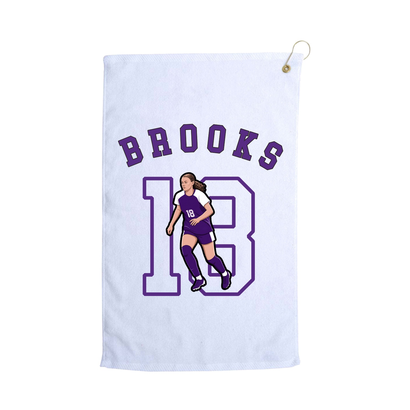 Golf Towel — Shirsey Arch in White