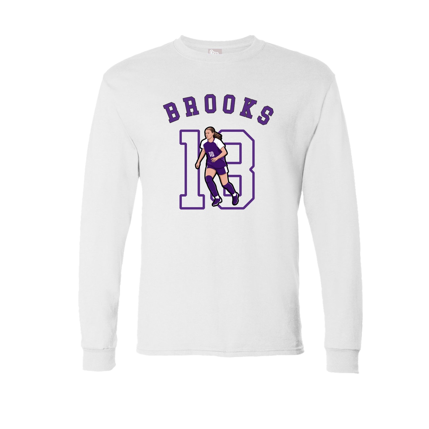 Long Sleeve Tee — Shirsey Arch in White