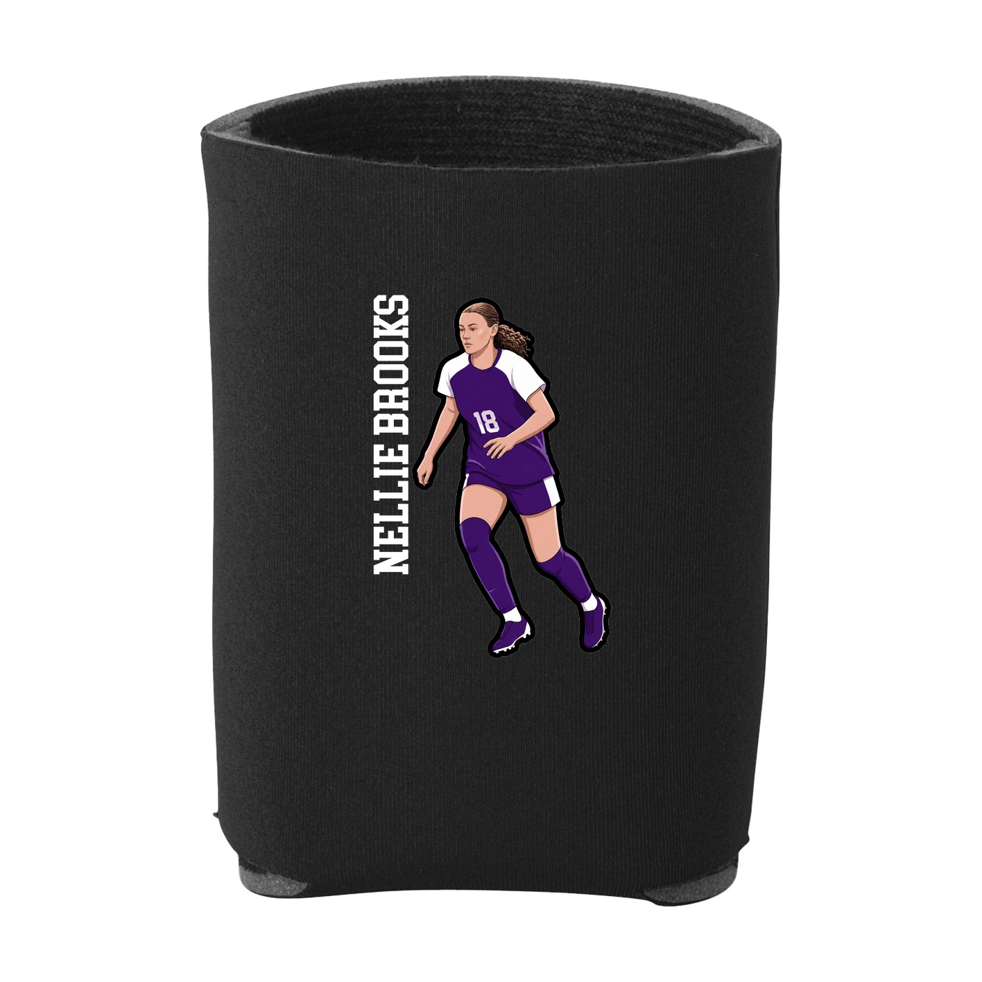 Can Holder — Name Vertical in Black