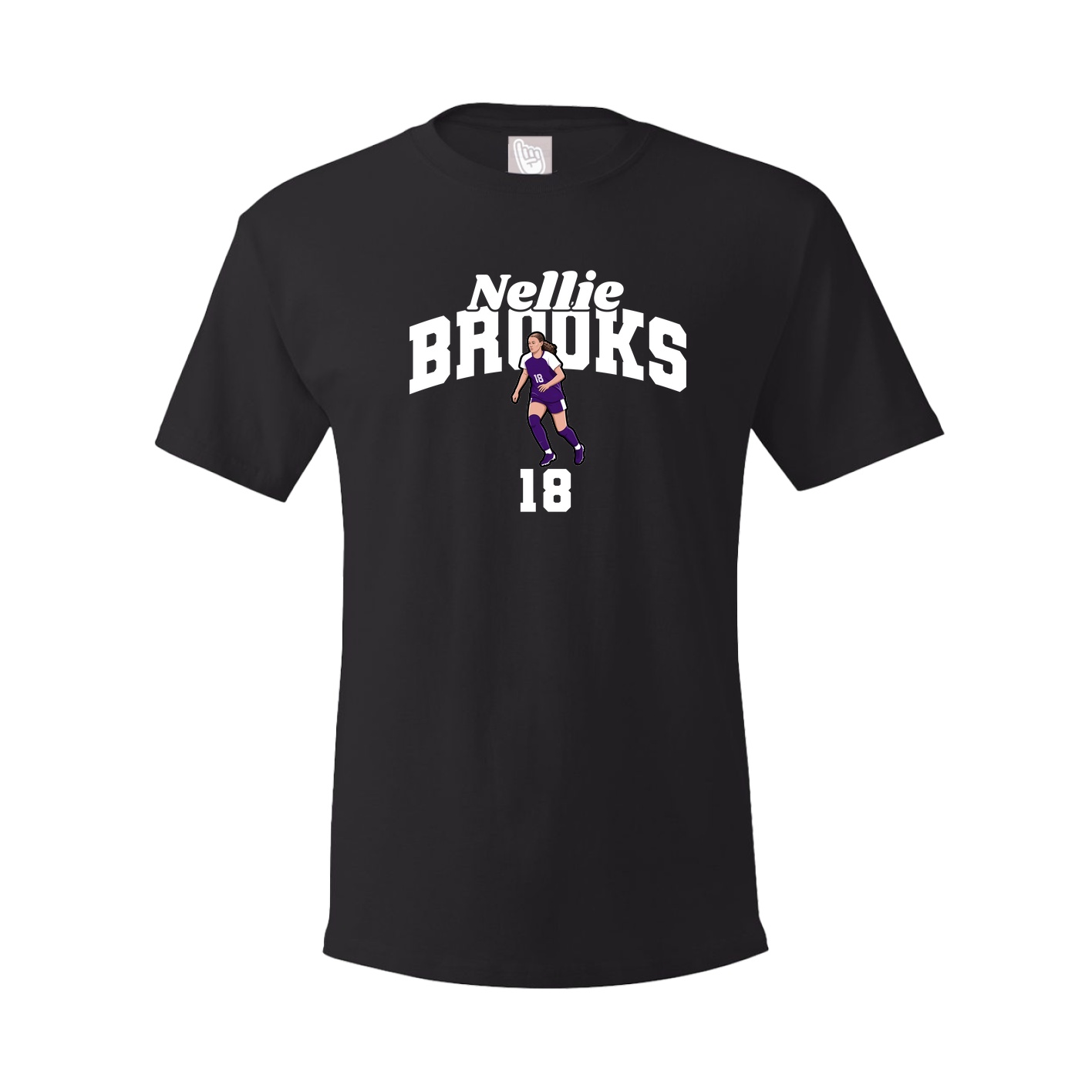 Youth Tee — Signature Arch in Black