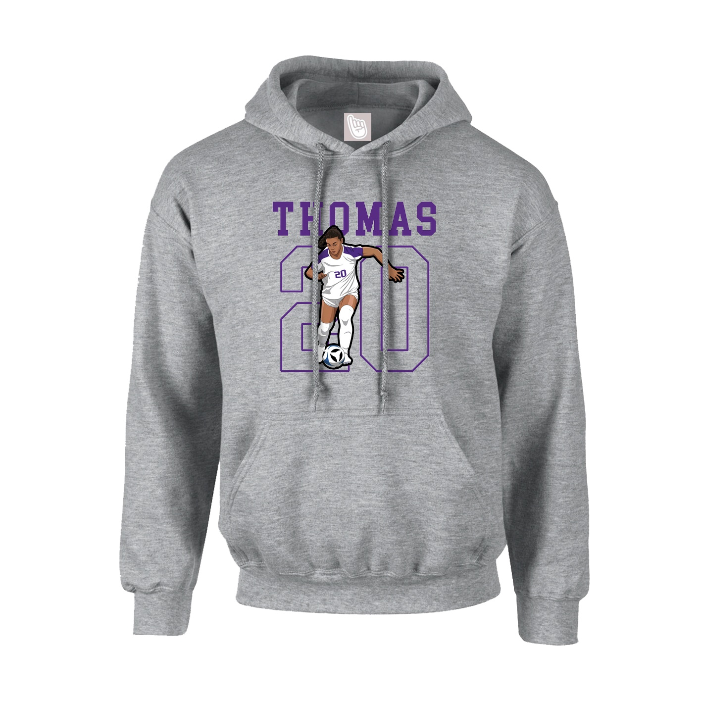 Hoodie — Shirsey in Grey
