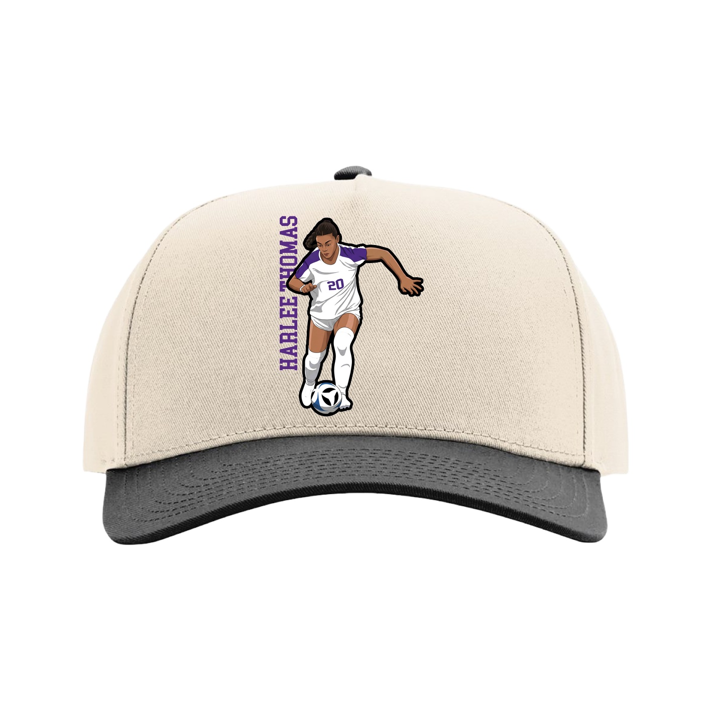 Full Fabric Five-Panel Champ Cap