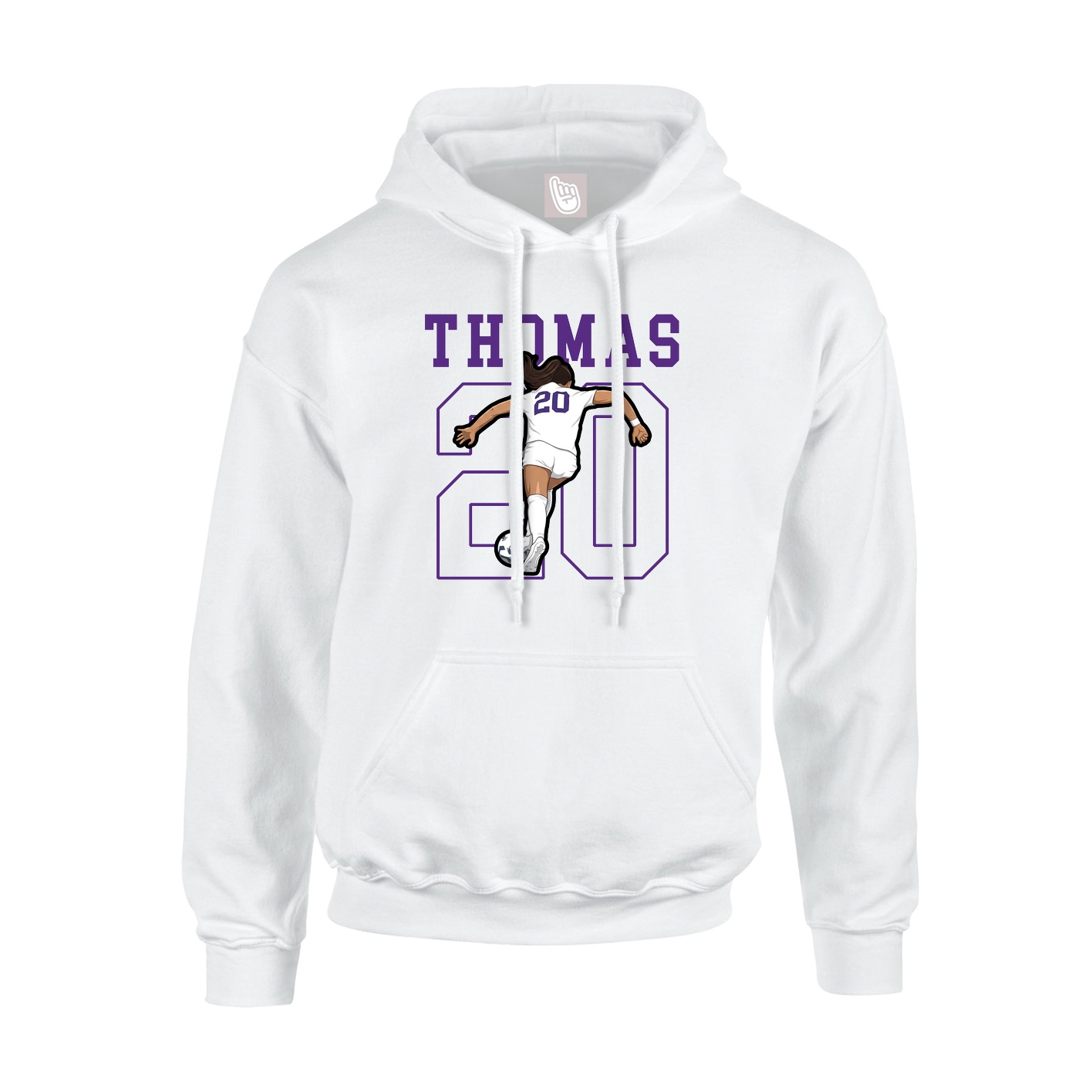 Hoodie — Shirsey in White