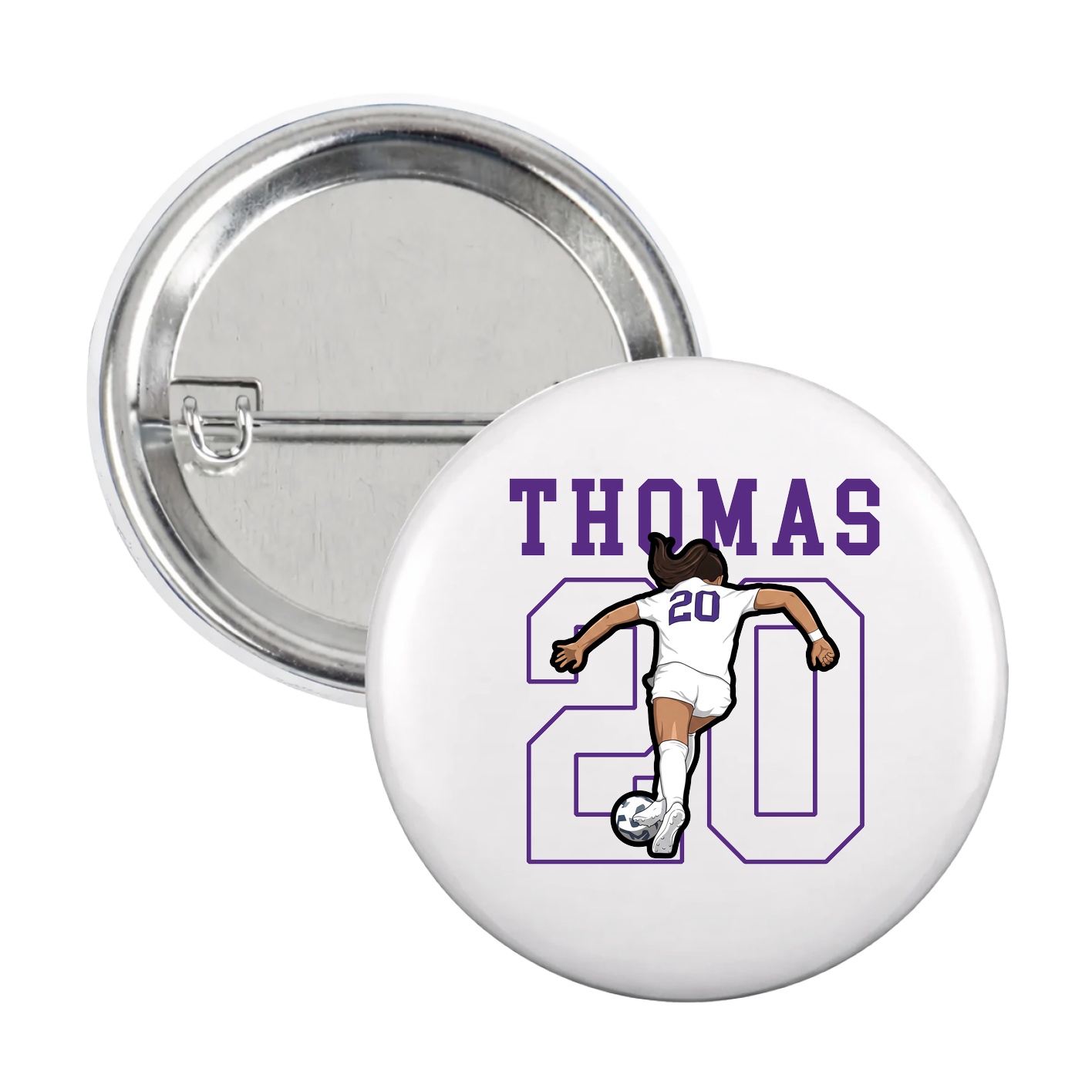 Game Day Button — Shirsey in White