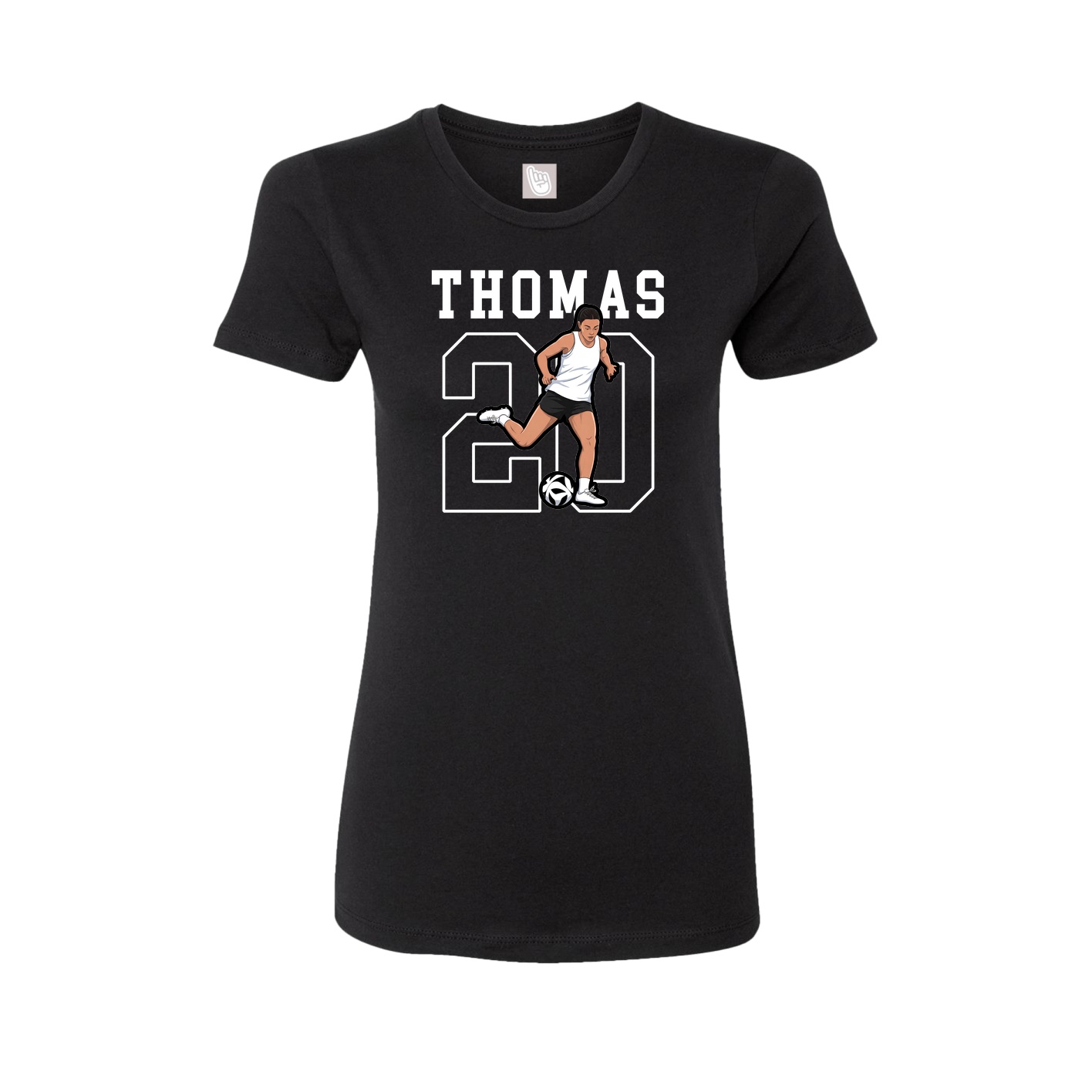 Fitted Women's Tee — Shirsey in Black