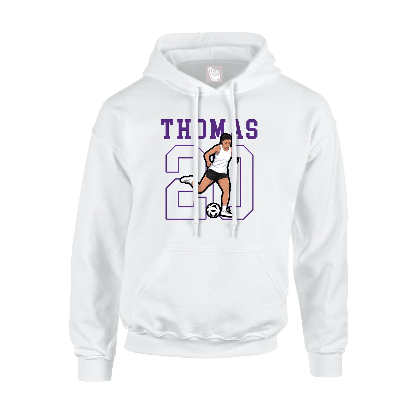 Youth Hoodie — Shirsey in White
