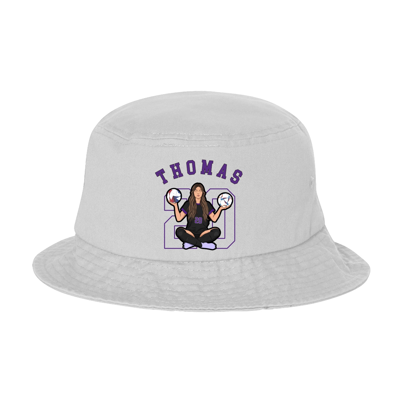 Bucket Cap — Shirsey Arch in White