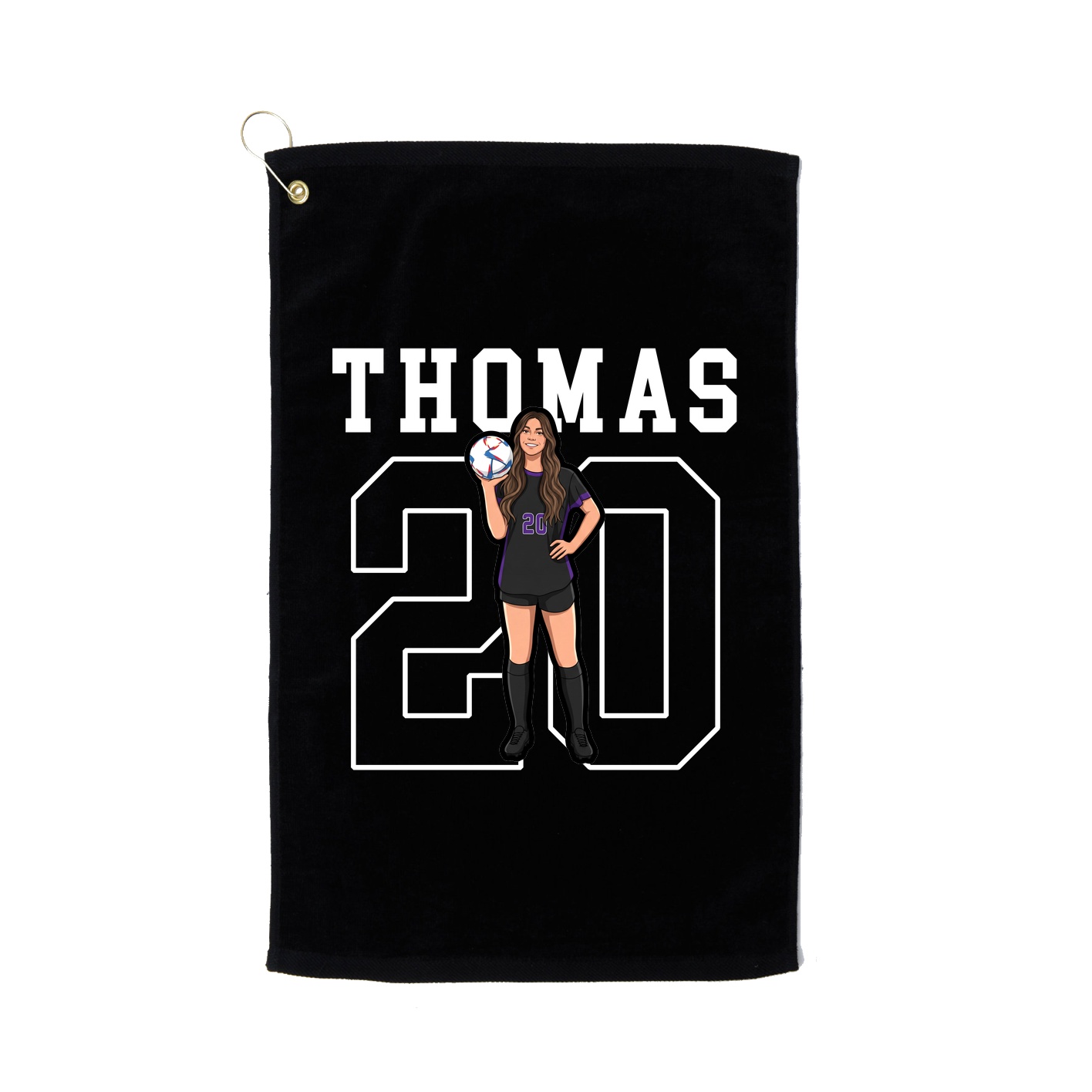 Golf Towel — Shirsey in Black