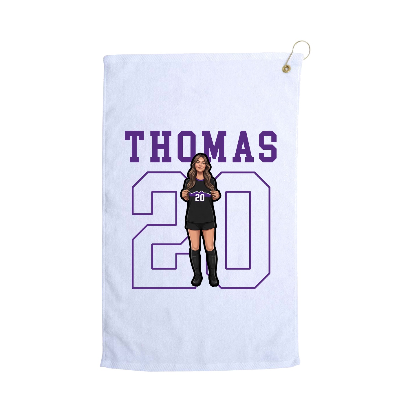 Golf Towel — Shirsey in White