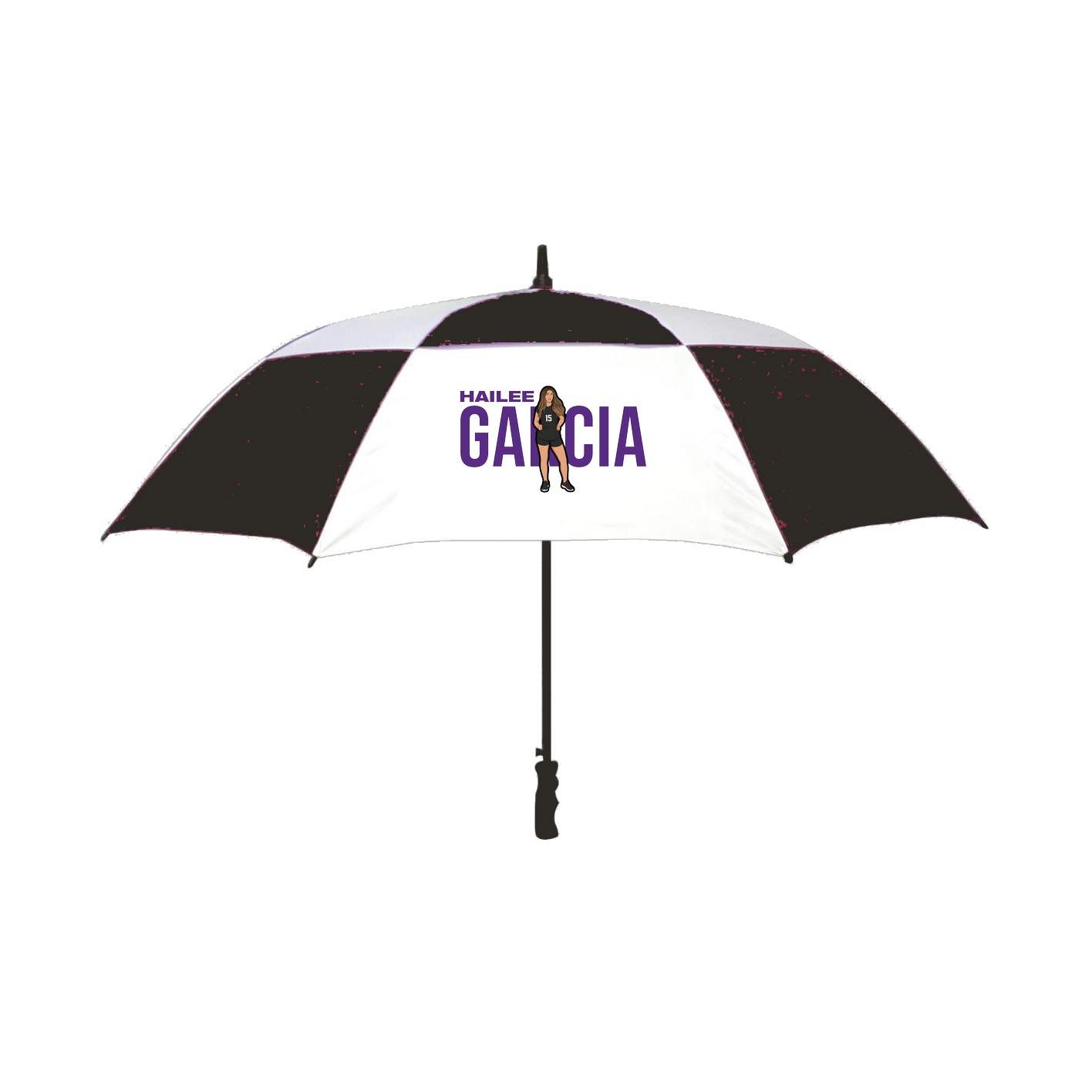 Golf Umbrella — Player Name in Black