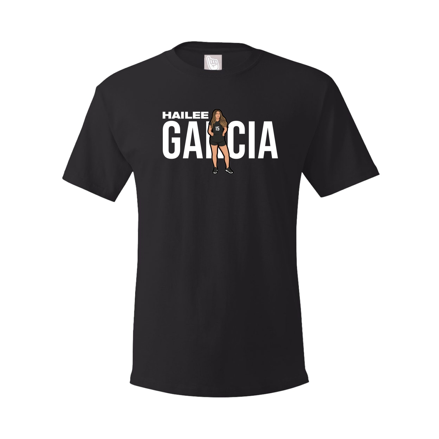 Youth Tee — Player Name in Black