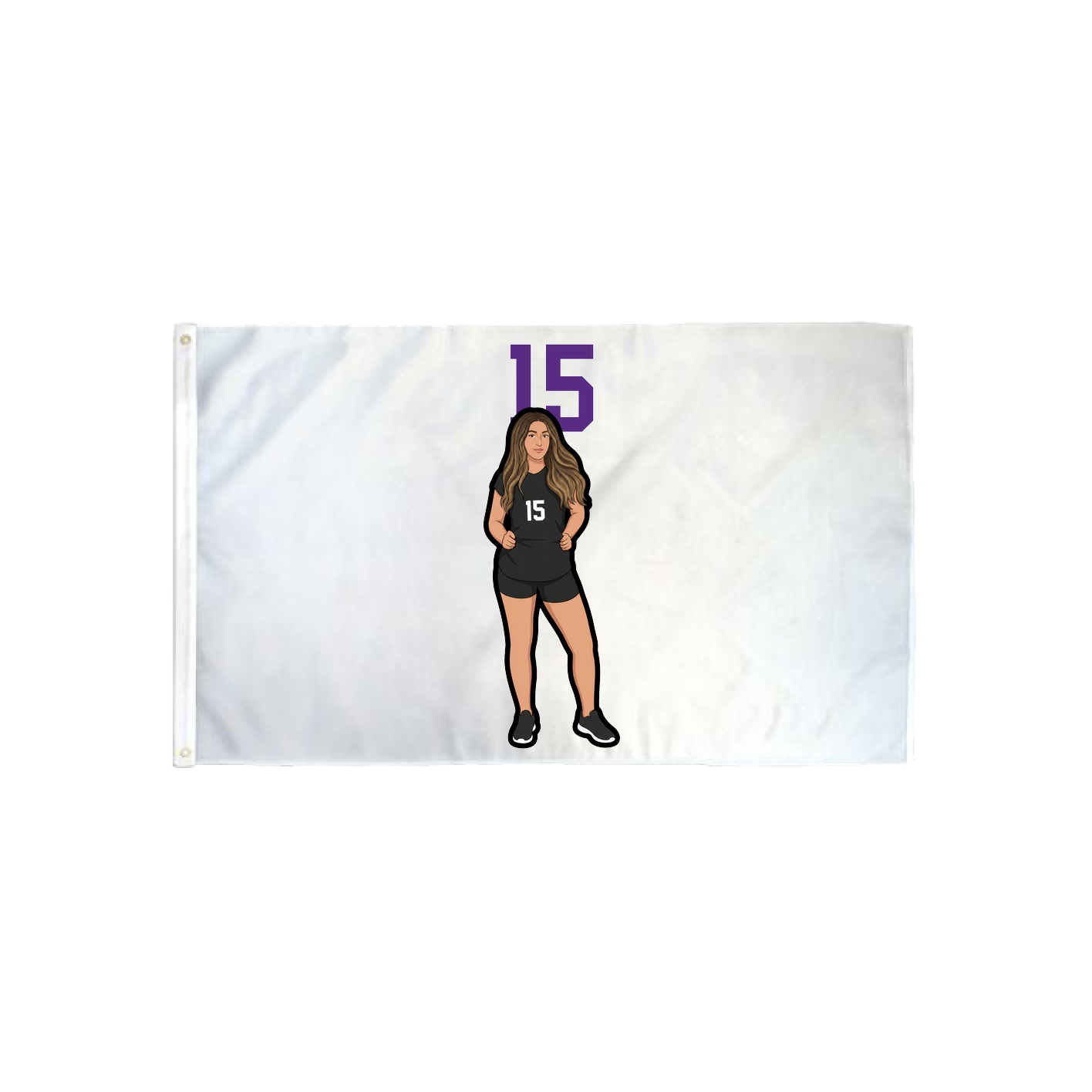 3x5 Flag — Number Top in Classic