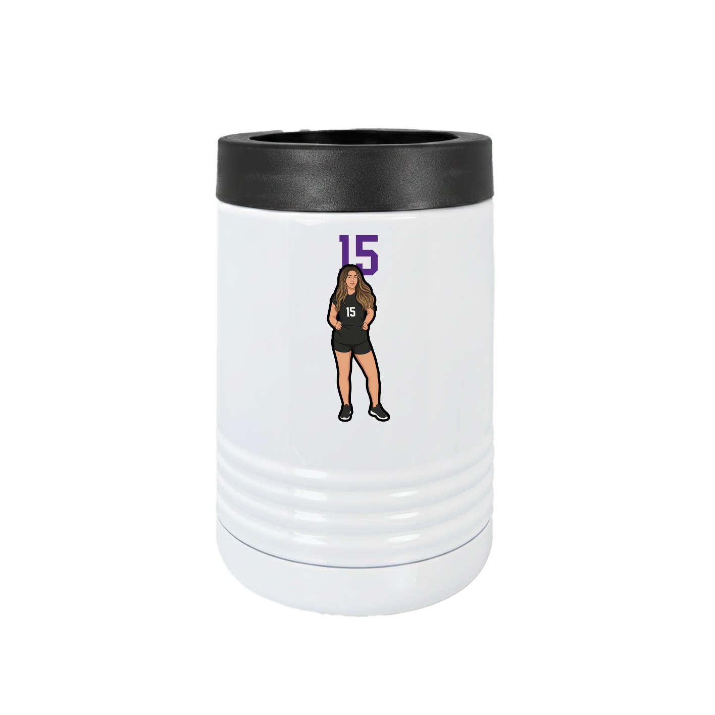 Beverage Holder — Number Top in White