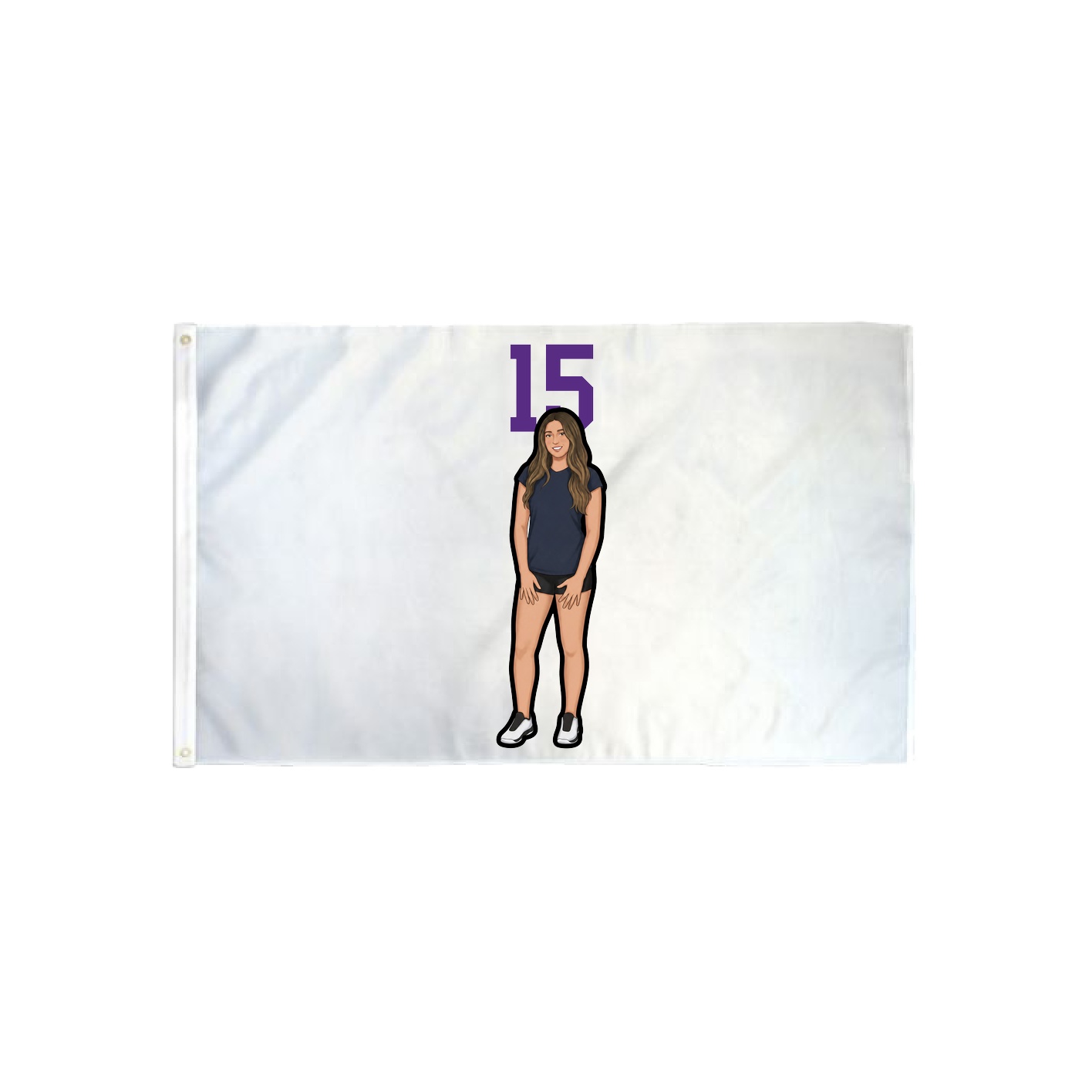 3x5 Flag — Number Top in Classic