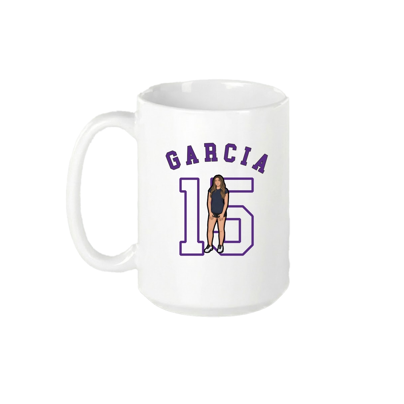 15oz Coffee Mug — Shirsey Arch in White