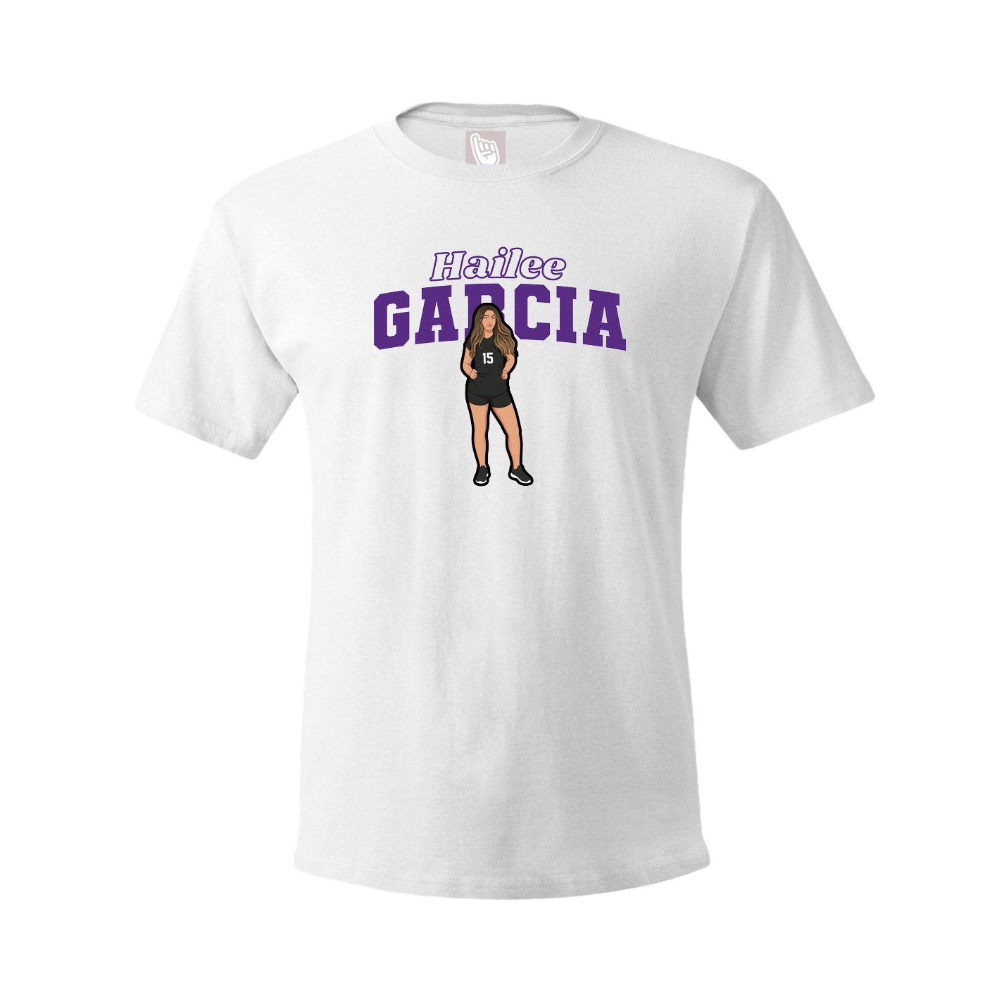 Tee — Name Arch in White