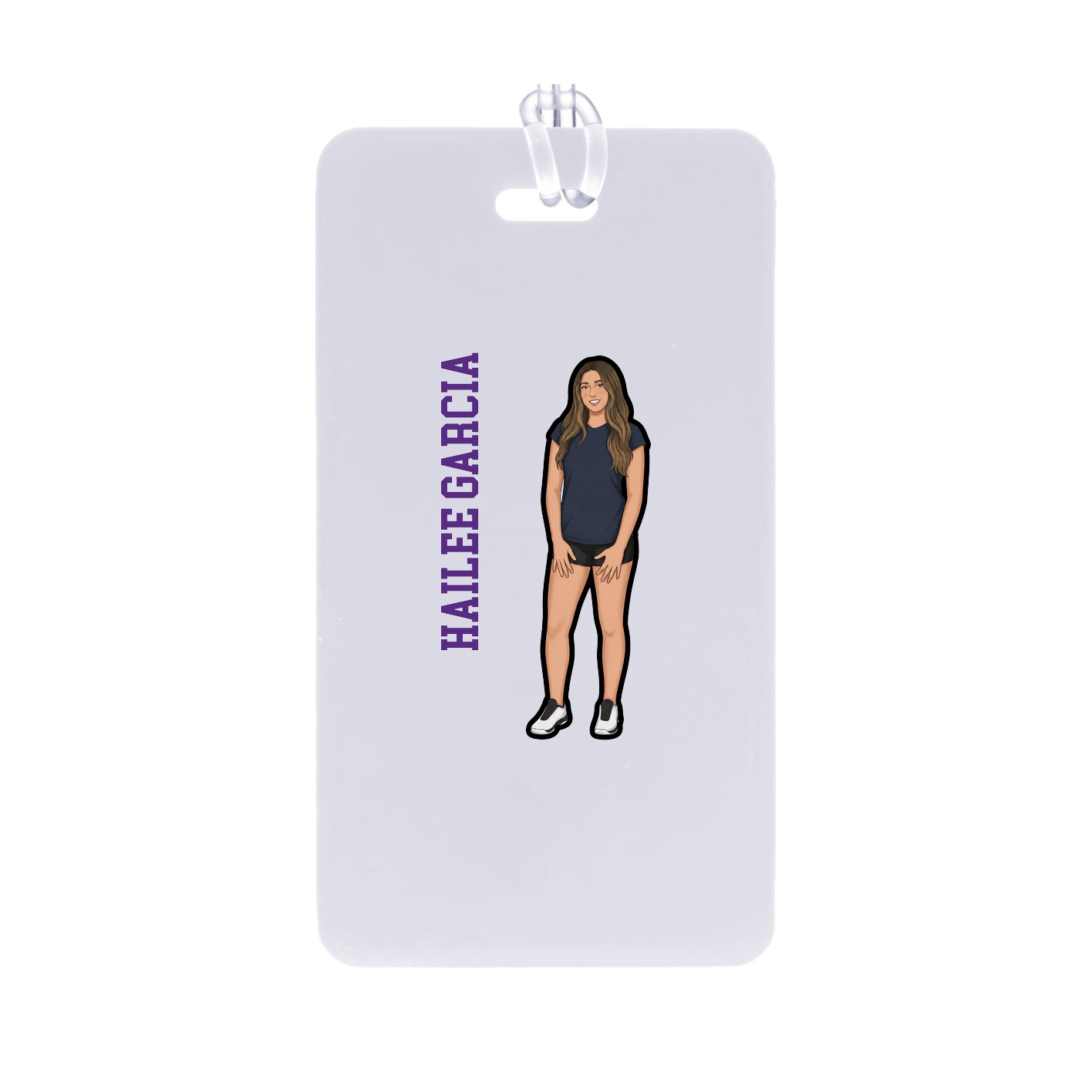 Bag Tag — Name Vertical in Classic