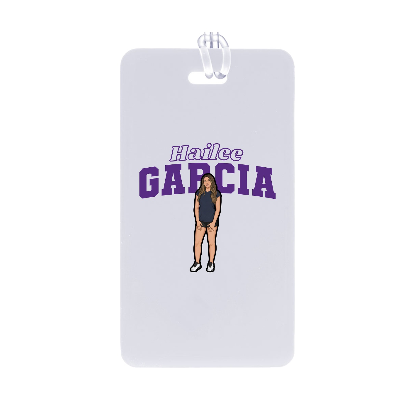 Bag Tag — Name Arch in Classic