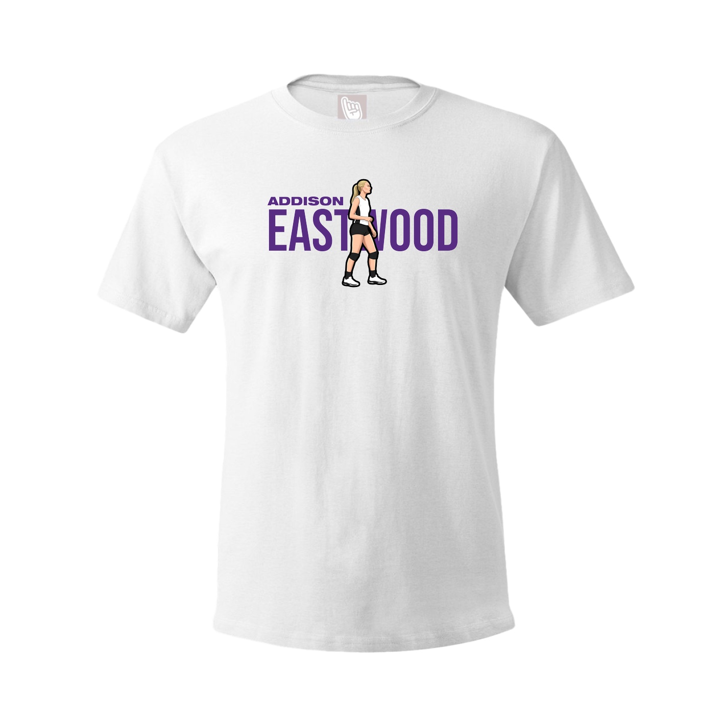 Youth Tee — Player Name in White