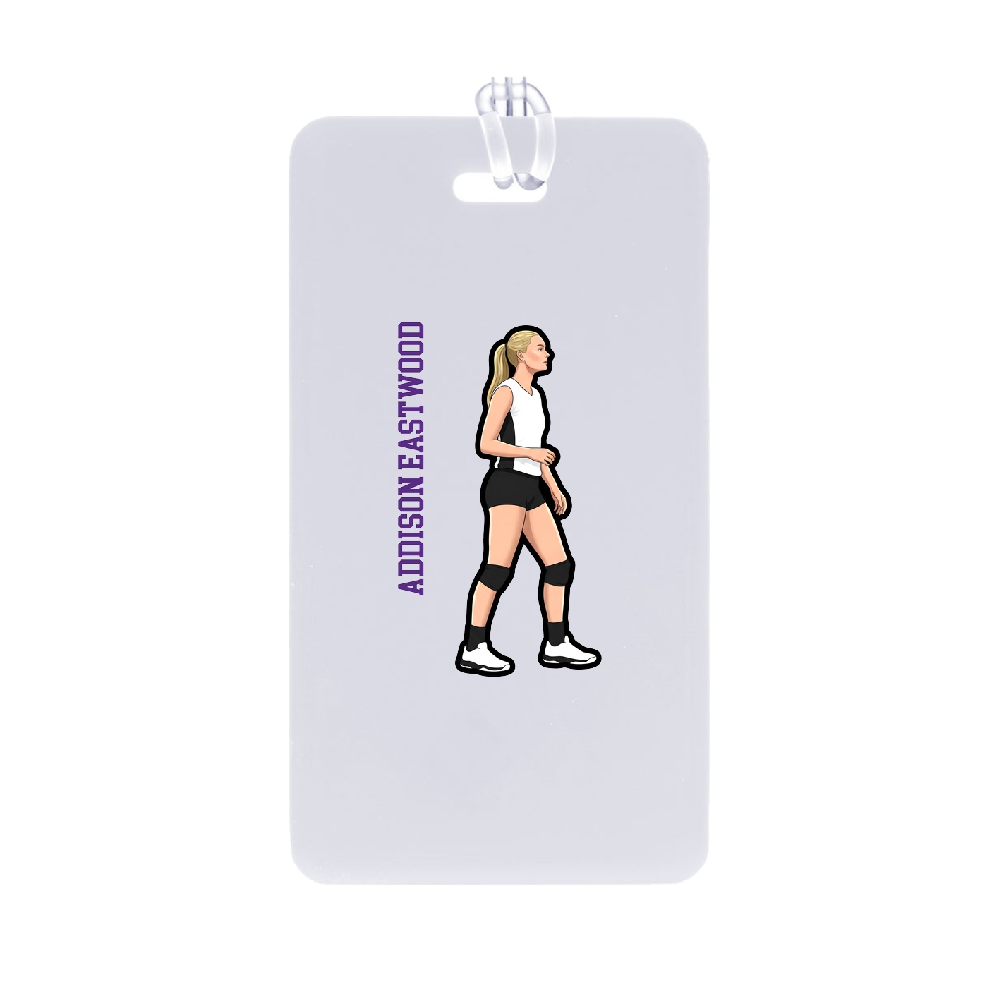 Bag Tag — Name Vertical in Classic