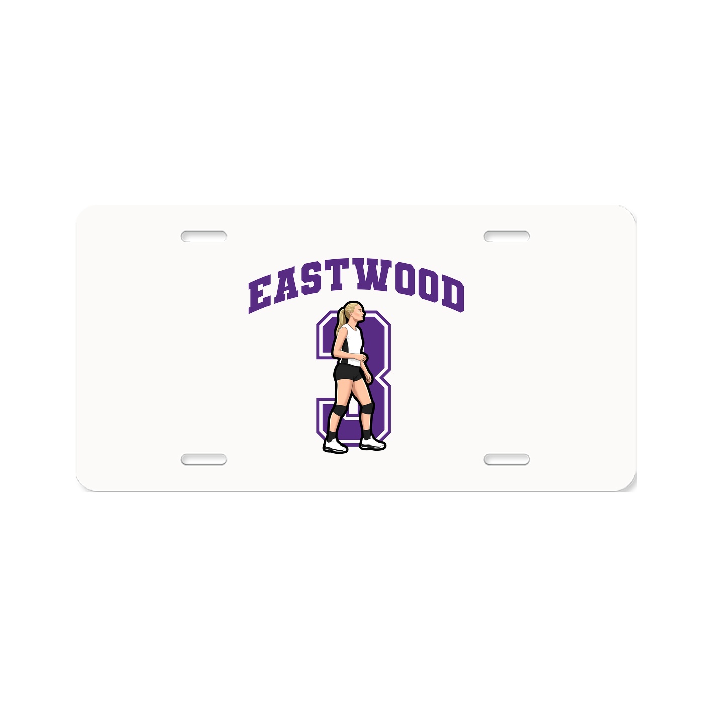 License Plate — Number in Classic