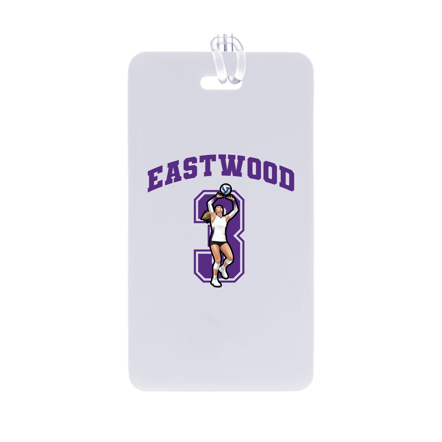 Bag Tag — Number in Classic