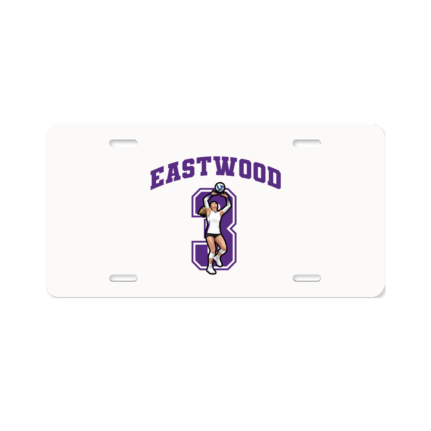 License Plate — Number in Classic