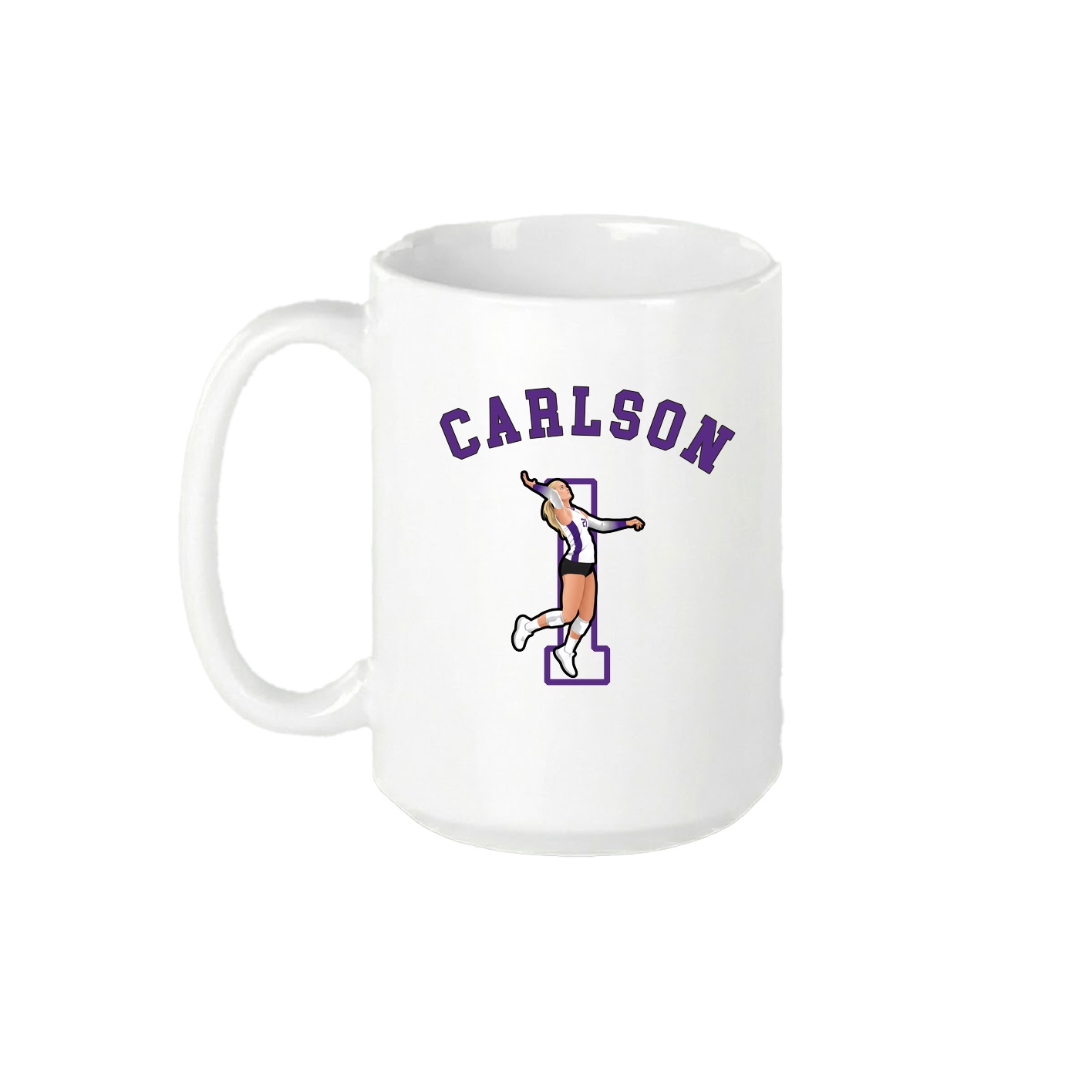 15oz Coffee Mug — Shirsey Arch in White