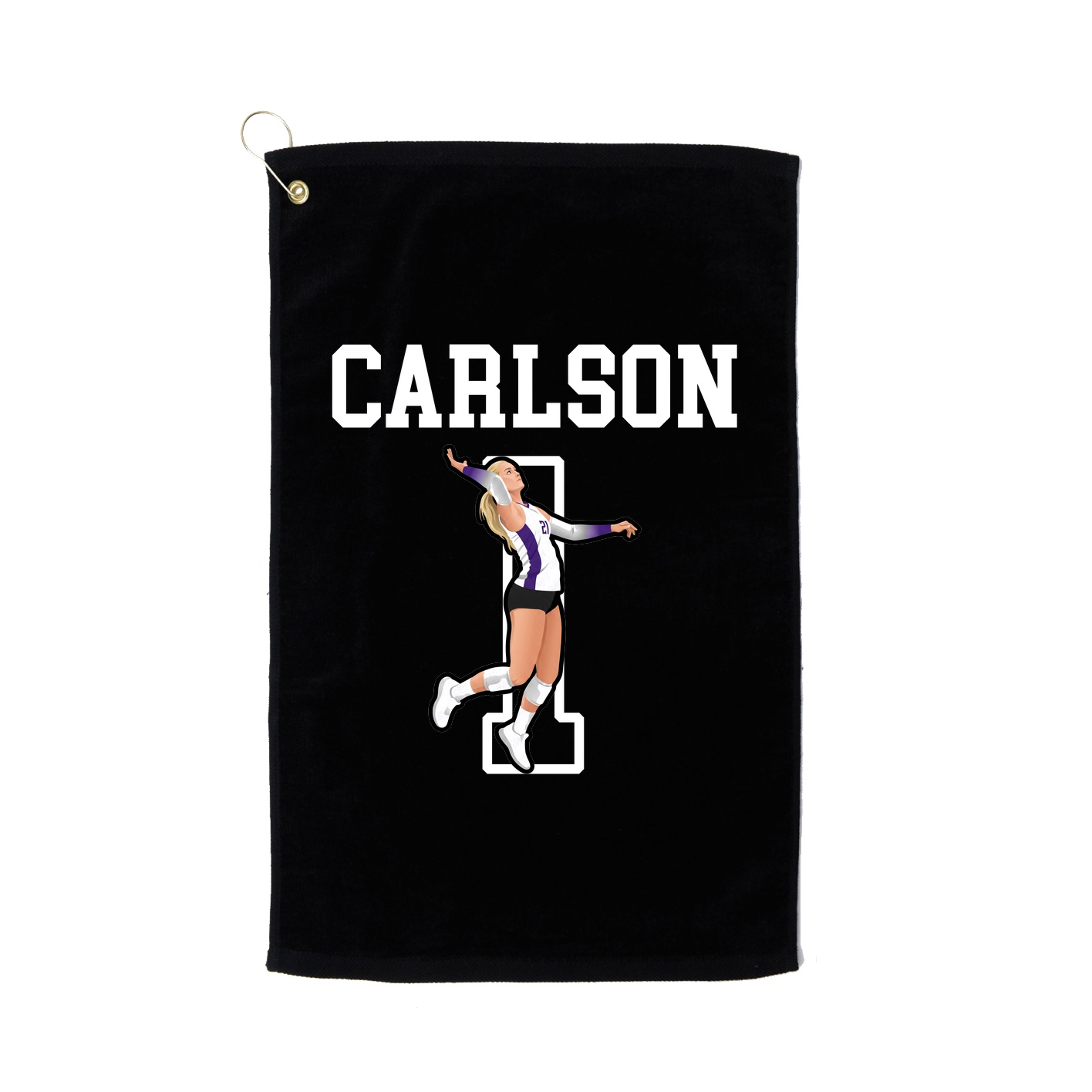 Golf Towel — Shirsey in Black